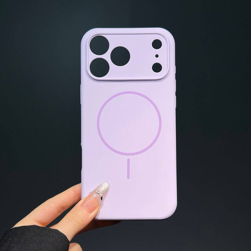 Liquid Silicone Magnetic Phone Case For iPhone
