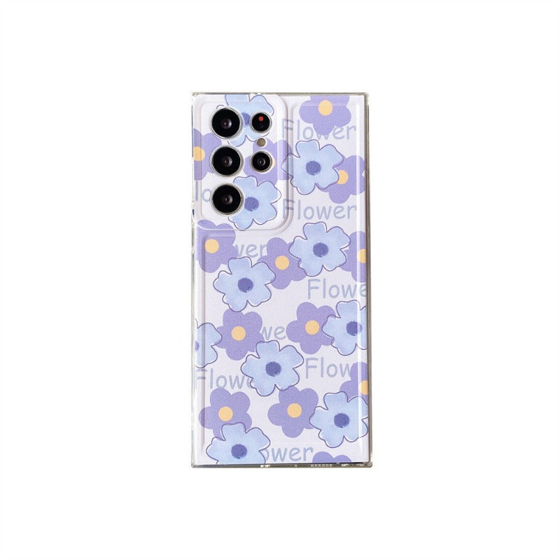 Purple Flower Phone Case For Samsung