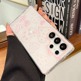 Pink Heart Phone Case For Samsung