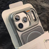 Large Window Magnetic Phone Case For iPhone