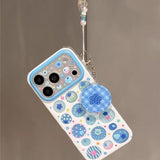 Fresh Blueberry Lanyard Phone Case For iPhone
