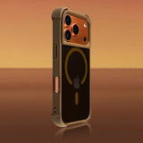 Matte Transparent PC Magnetic Phone Case For iPhone