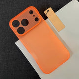 Solid Color Soft Silicone Frosted Phone Case For iPhone