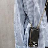 Leather Zipper Wallet with Card Slot Phone Case For iPhone