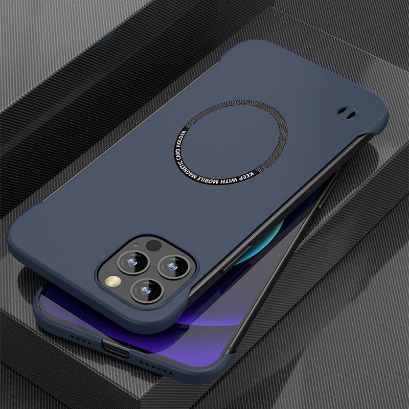 Ultra Thin Wireless Charging Frameless Case For iPhone