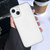 Transparent  Soft TPU Matte Phone Case For iPhone