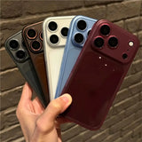 Simple Soft Silicone TPU Anti-slip Clear Shockproof Bumper Full Cover Capa Case For iPhone