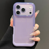Invisible Stand Transparent Drop-Proof Phone Case For iPhone