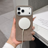 Flannel Magnetic Phone Case For iPhone