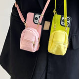 Leather Crossbody Small Bag Phone Case For iPhone