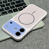 Color-blocked Breathable Magnetic Phone Case for iPhone