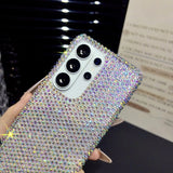 Solid Color Full Rhinestone Phone Case For Samsung