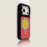 Color-blocked Magnetic Phone Case For iPhone