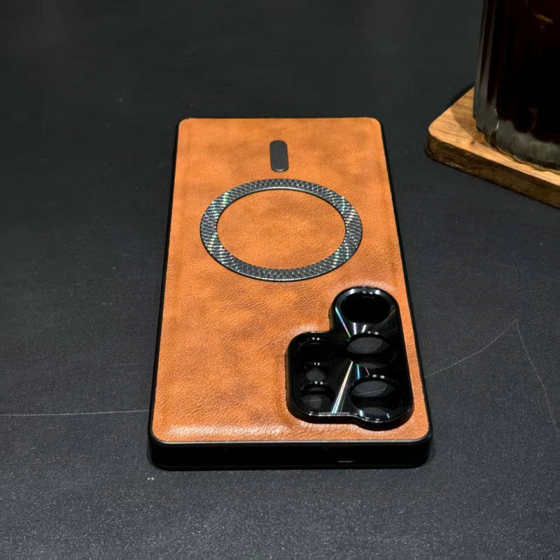 Fine Hole Magnetic Phone Case For Samsung