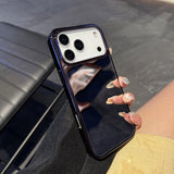 Luxury Plating Make Up Mirror Phone Case For iPhone