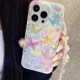 Flower Butterfly Phone Case For iPhone