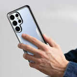 Metal Frosted Shockproof Phone Case For Samsung