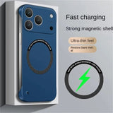 Ultra Thin Hard PC Magnetic Frameless Phone Case For iPhone