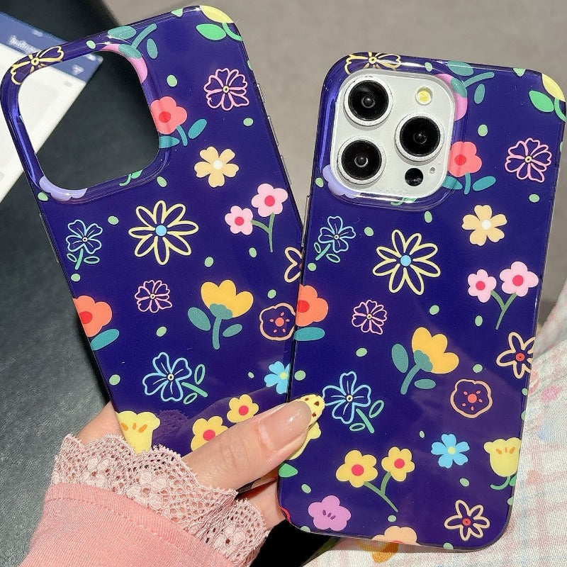 Blurred Flower Phone Case For iPhone