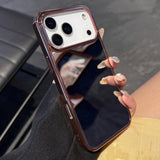 Luxury Plating Make Up Mirror Phone Case For iPhone