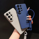 Solid Color Soft Polka Dot Phone Case For Samsung