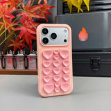 Color-blocked Suction Cup Liquid Silicone Phone Case For iPhone