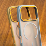 New Luxury Translucent Magnetic Shockproof Matte Case For iPhone