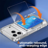 Transparent Flip Phone Case For iPhone