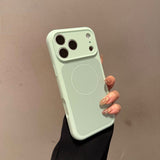 Liquid Silicone Built-in Magnetic Full-coverage Phone Case for iPhone