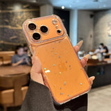 Bling Glitter Star Transparent Phone Case For iPhone