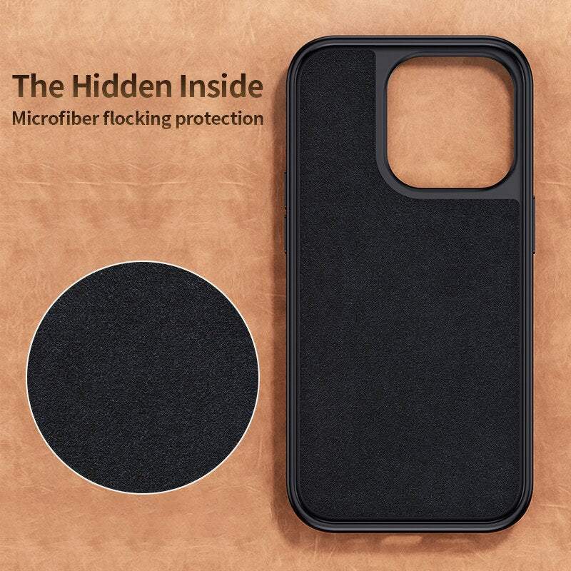 Full Protection Shockproof Leather Case For iPhone