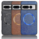 Magnetic PU Leather Case For Google Pixel