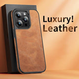 Full Protection Shockproof Leather Case For iPhone