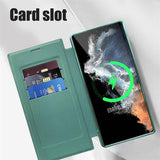 Magnetic Card Slot Case For Samsung Galaxy