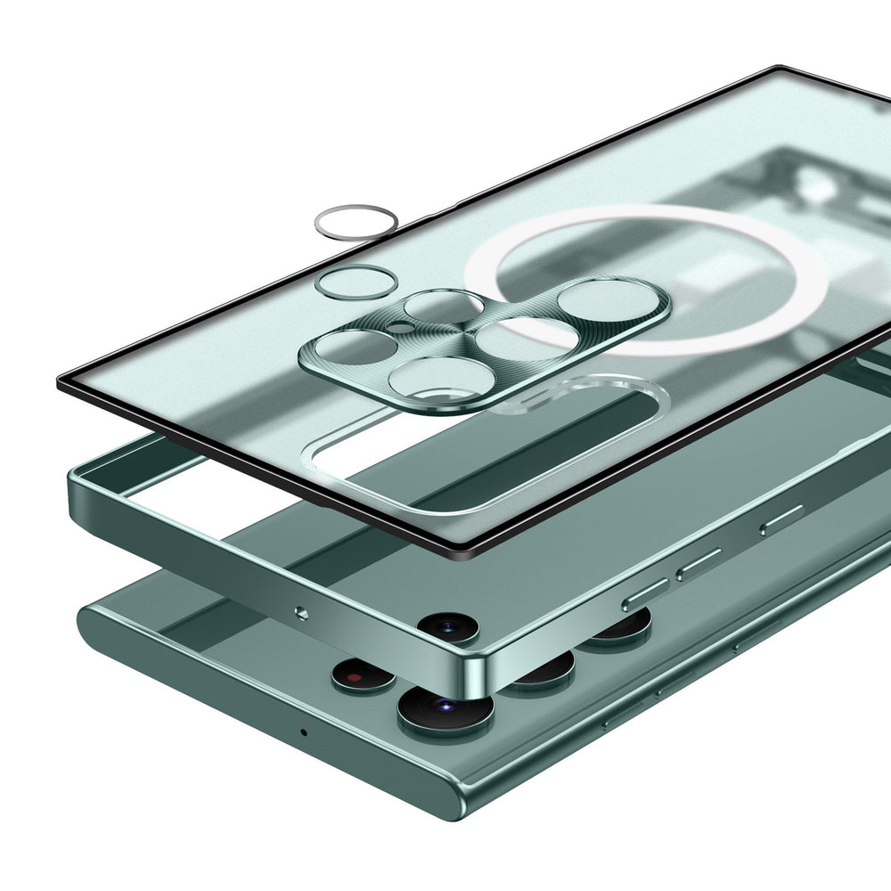 Custodia magnetica in metallo per Samsung