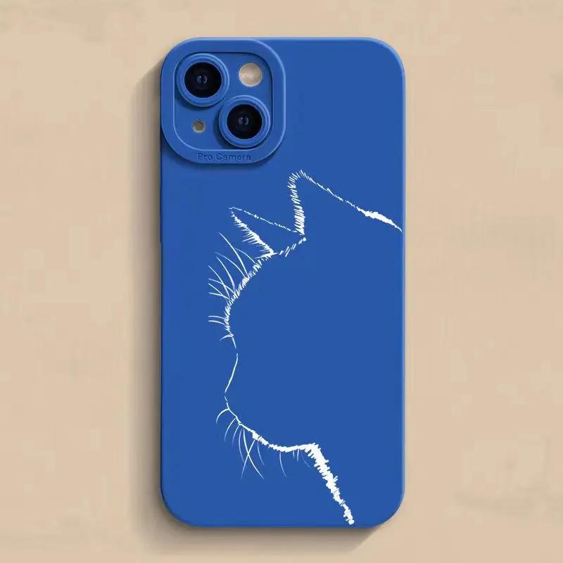 Oil Painting Cat Phone Case For IPhone