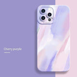 Oil Painting Flower Silicone Case For iPhone