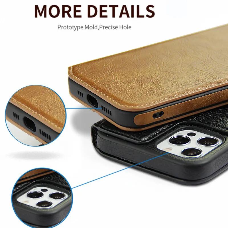 Magnetic Flip Leather Phone Case For IPhone