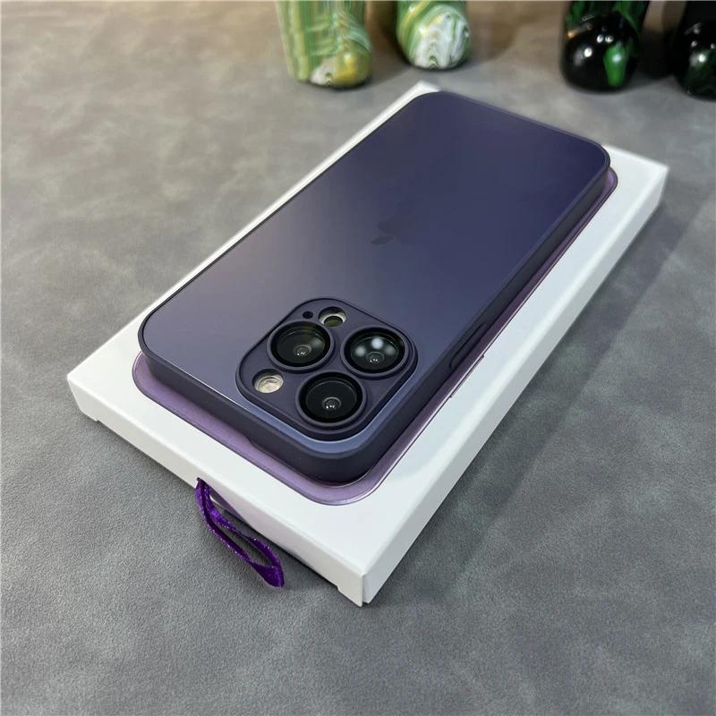 Matte Glass Case For IPhone