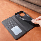 Flip Leather Wallet Case For IPhone