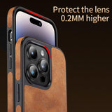 Full Protection Shockproof Leather Case For iPhone