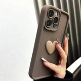 아이폰을 위한 귀여운 3D 사랑 실리콘 전화 케이스 