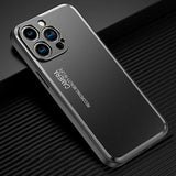 Simple Metal Aluminum Alloy Heat Dissipation Phone Case Suitable For IPhone