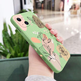 Plants Flower Silicone Soft Case For iPhone