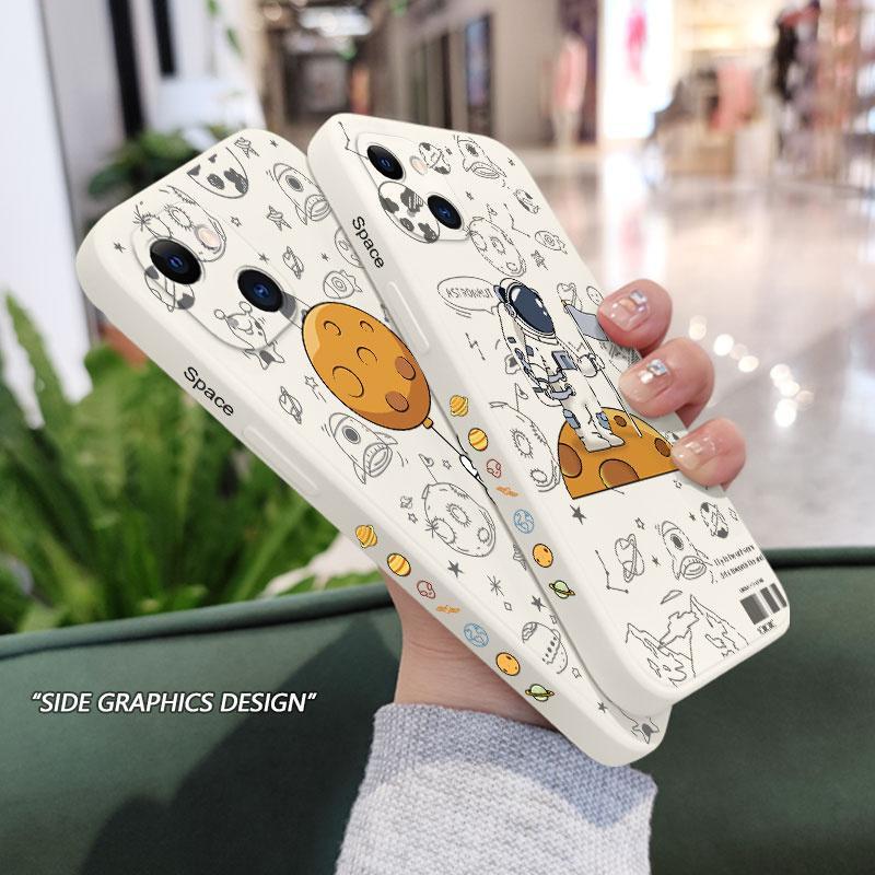 Funny Astronaut Phone Case For iPhone