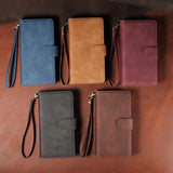 Wallet Luxury Zipper Leather Case For iPhone