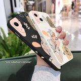 Plants Flower Silicone Soft Case For iPhone