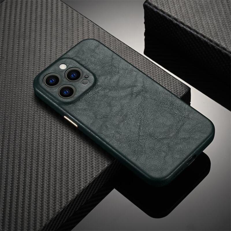 Business Lambskin Grain Anti-fall Protective Case For IPhone