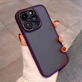 Luxury Matte Camera Protect Shockproof Phone Case For IPhone