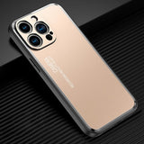 Simple Metal Aluminum Alloy Heat Dissipation Phone Case Suitable For IPhone